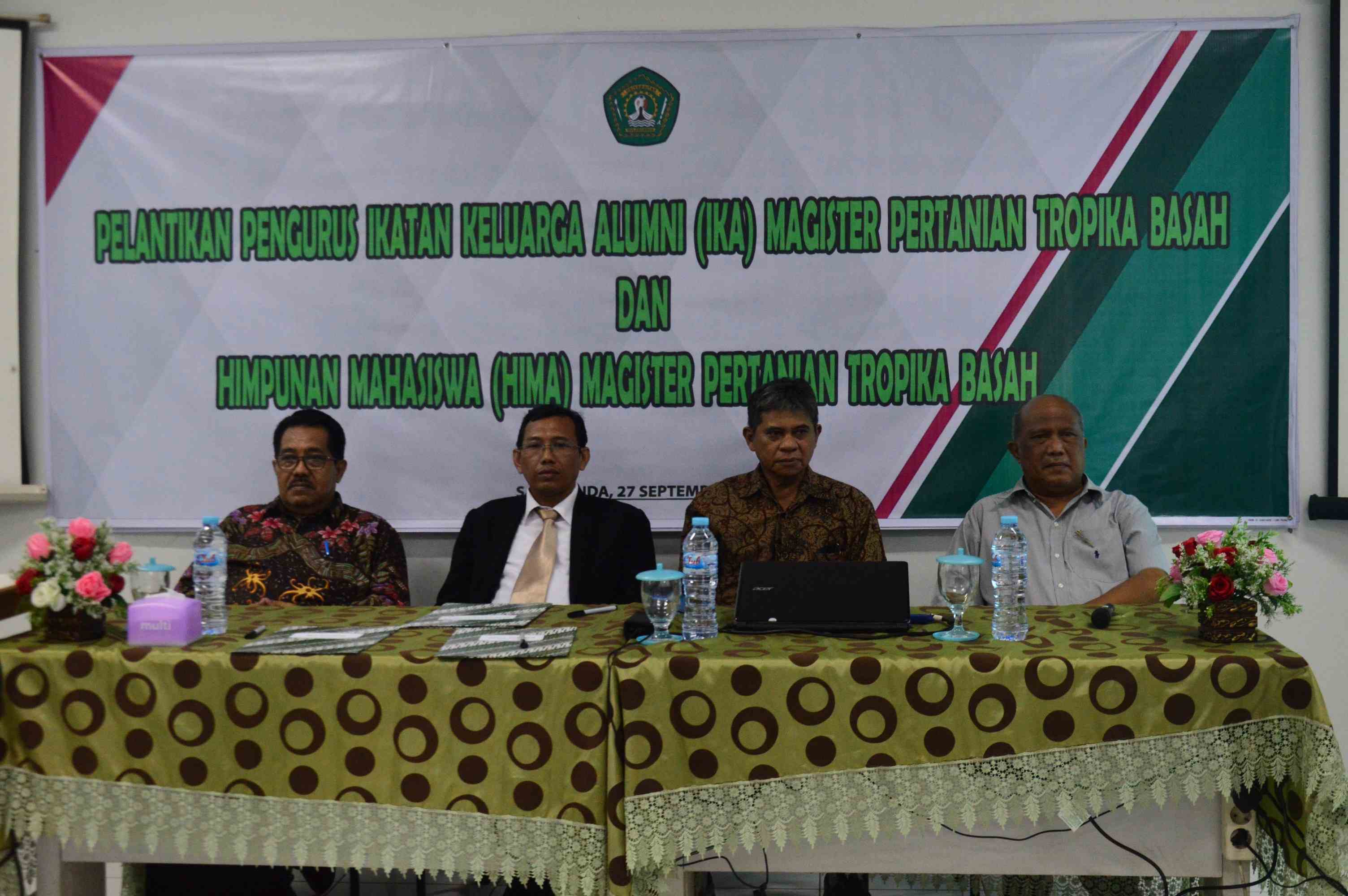 Galeri Pelantikan IKA & HIMA Magister Pertanian Tropika Basah