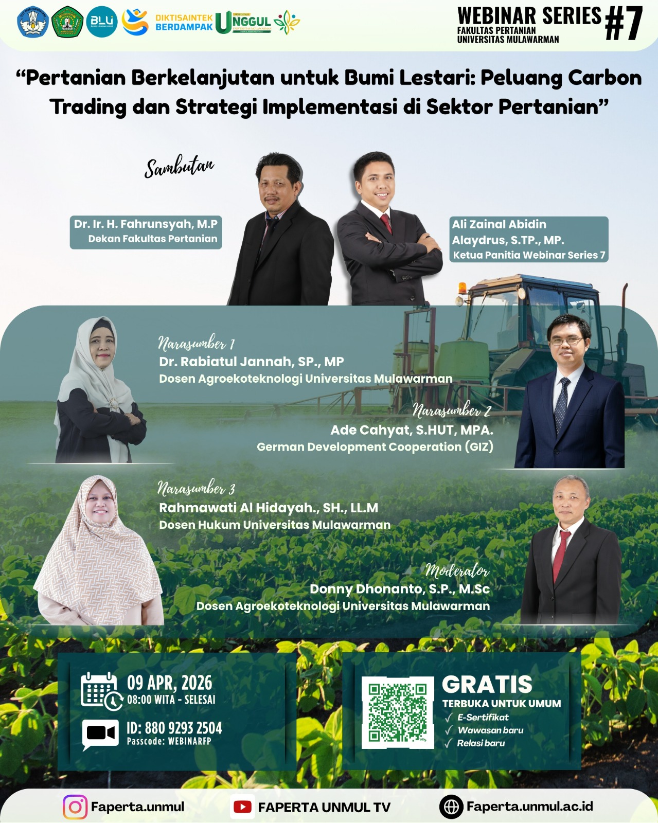 Materi Webinar Series #7 Fakultas Pertanian Universitas Mulawarman
