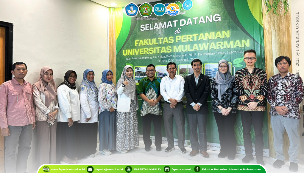 Kunjungan dari Tim Institute For Biodiversity and Environmental Research, Universiti Brunei Darussalam Ke Fakultas Pertanian Universitas Mulawarman