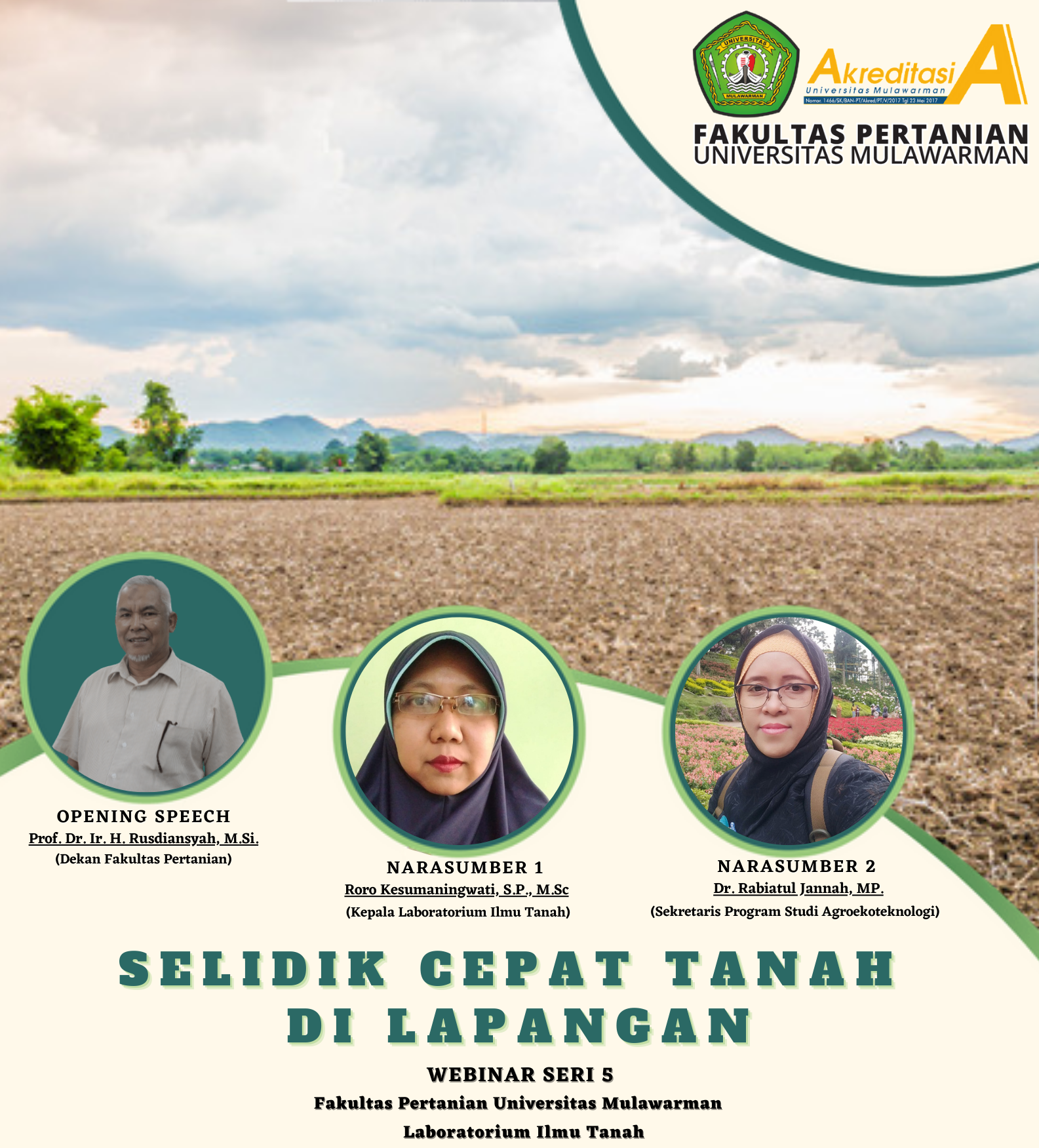 Webinar Seri 5 Laboratorium Fakultas Pertanian Universitas Mulawarman