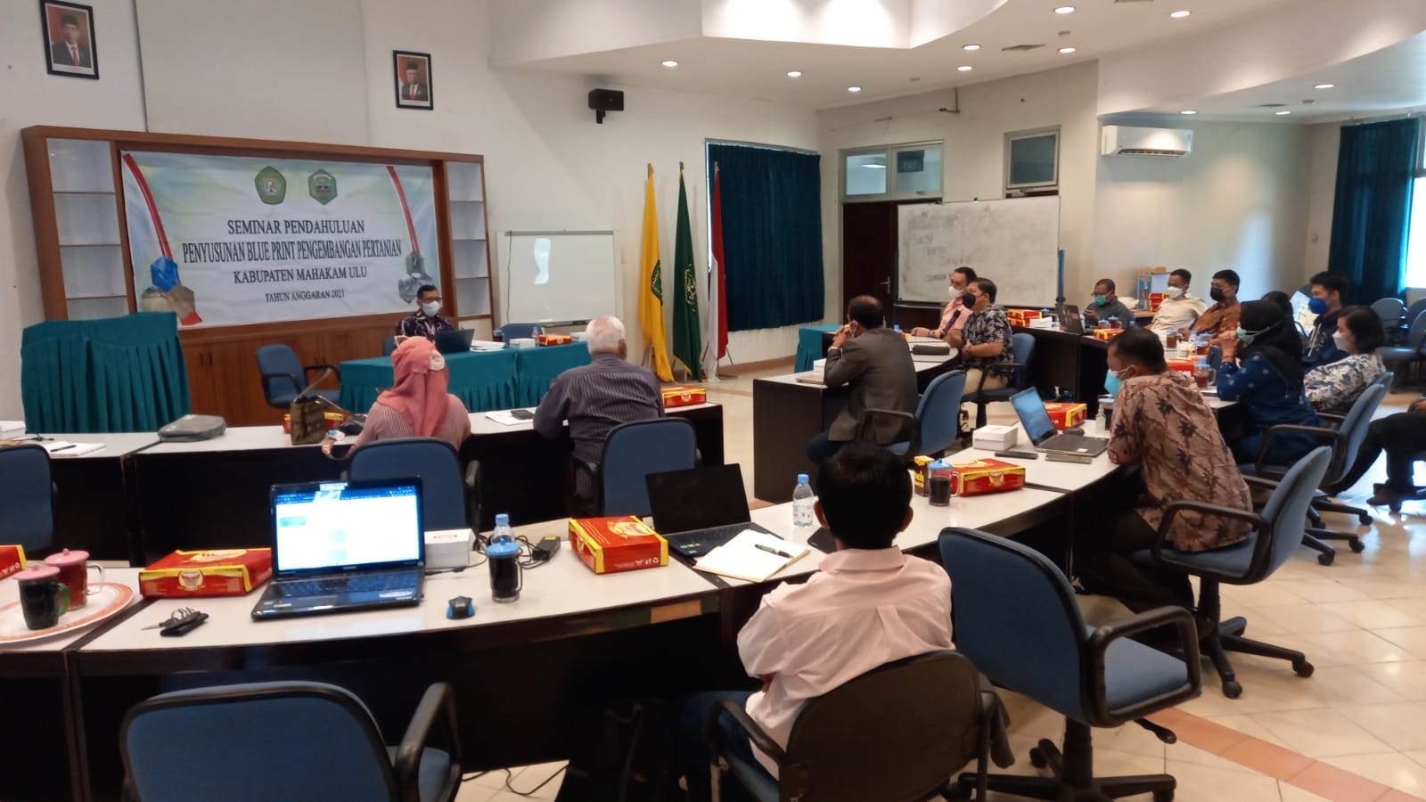Seminar Pendahuluan Penyusunan Blue Print Pengembangan Pertanian Kabupaten Mahakam Ulu Tahun Anggaran 2021