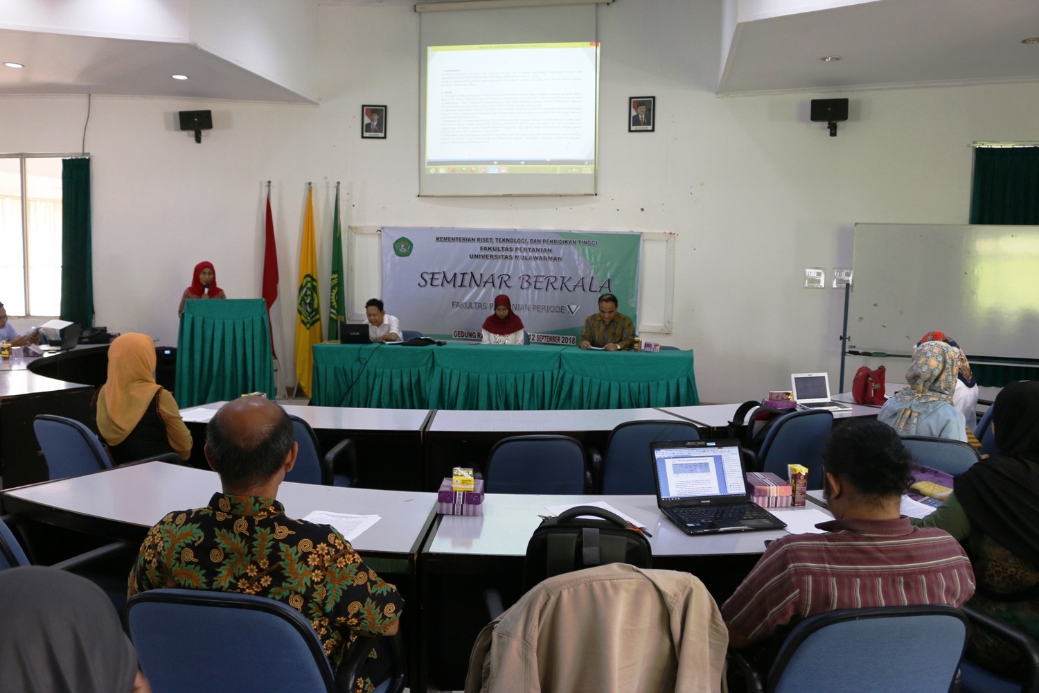 Seminar Berkala Hasil Penelitian Fakultas Pertanian Periode V – September 2018