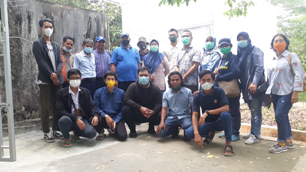 Soft Launching Unit Produksi Pascapanen/Pusat Pengolahan Pascapanen Tanaman Obat Kerjasama antara Lab. Pascapanen Jurusan THP dan PUI Oktal LP2M