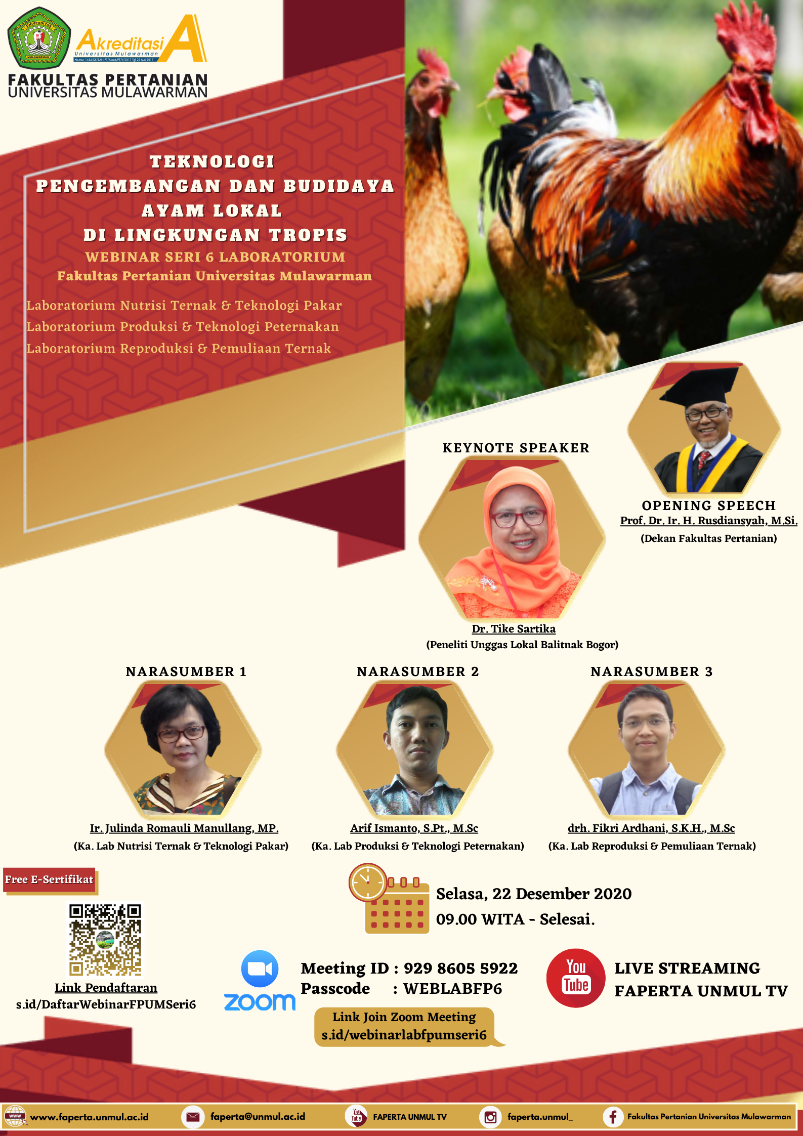 Materi Webinar Seri 6 Laboratorium Fakultas Pertanian Universitas Mulawarman