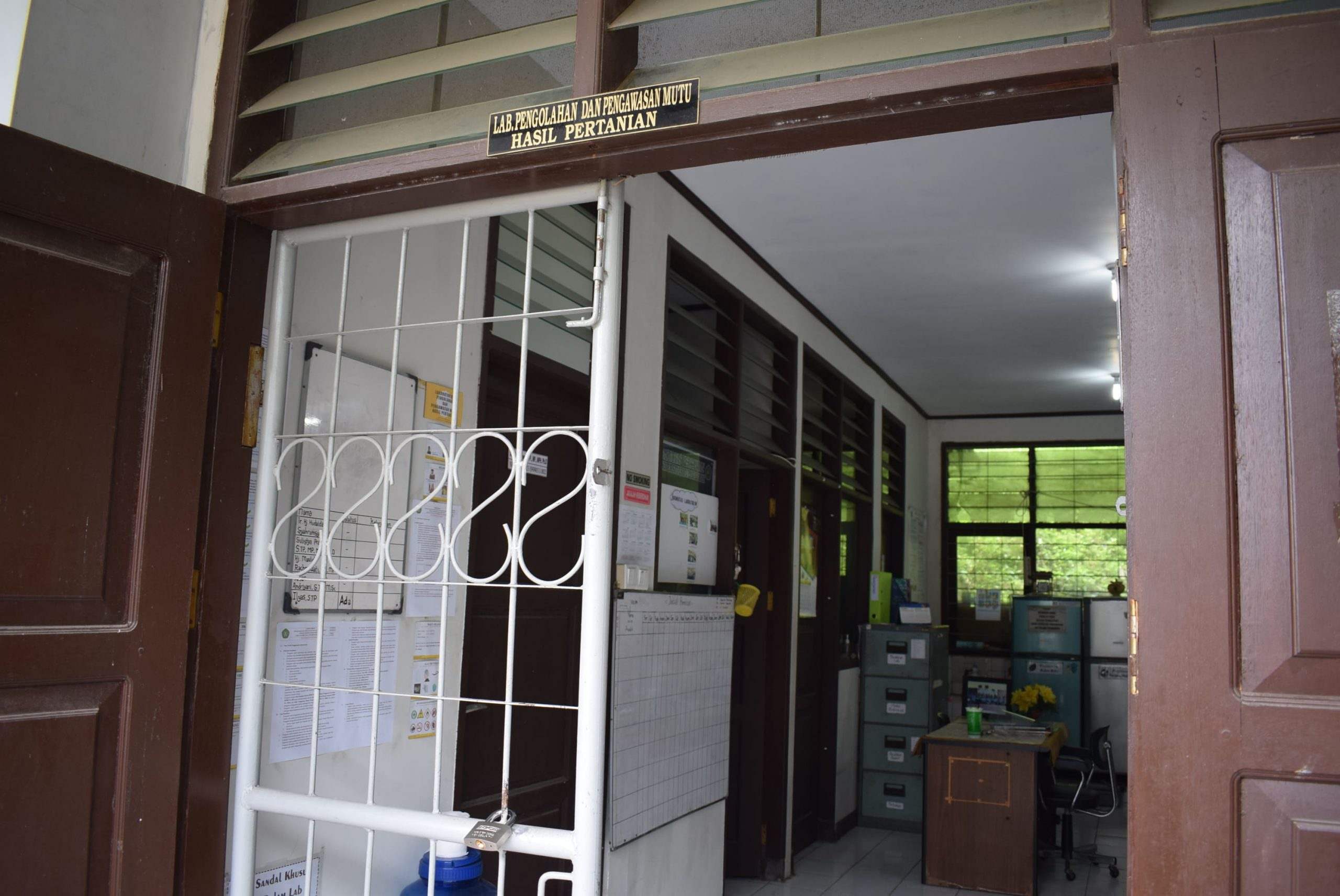 Laboratorium Pengolahan & Pengawasan Mutu Hasil Pertanian