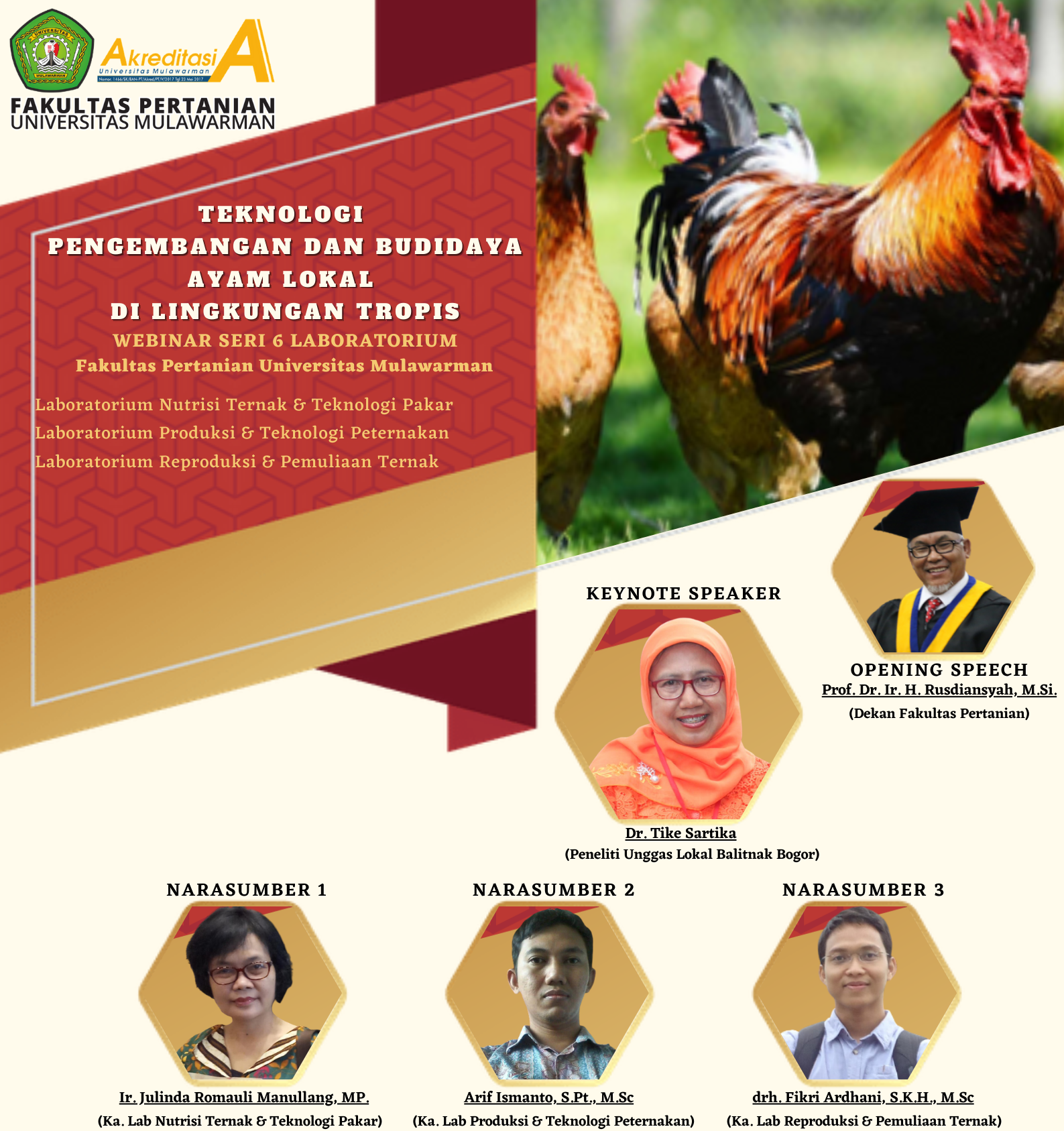 Webinar Seri 6 Laboratorium Fakultas Pertanian Universitas Mulawarman