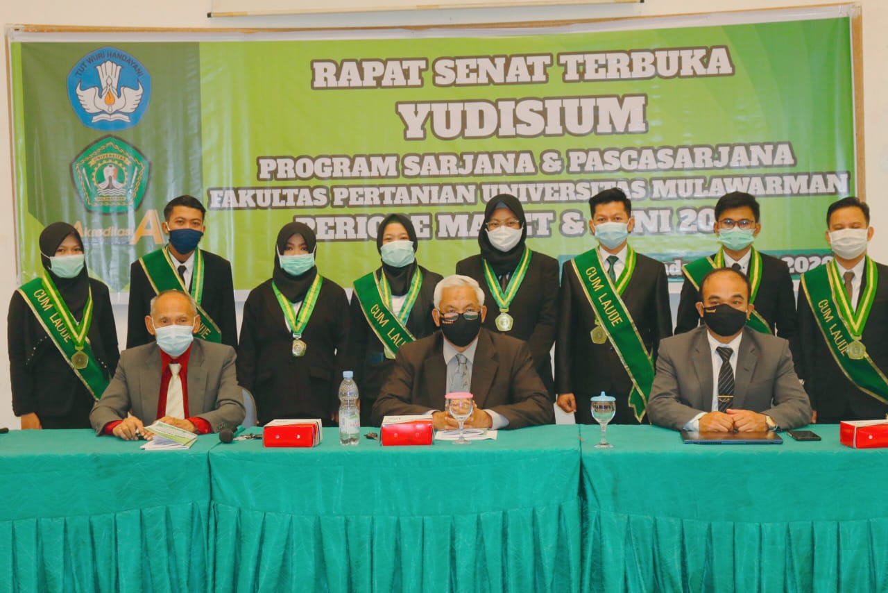 Yudisium Online Fakultas Pertanian Universitas Mulawarman Periode Maret dan Juni Tahun 2020