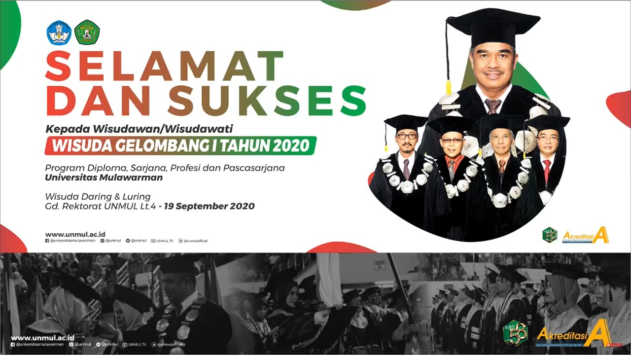 Selamat dan Sukses Kepada Wisudawan/Wisudawati Wisuda Gelombang I, II, dan III Tahun 2020