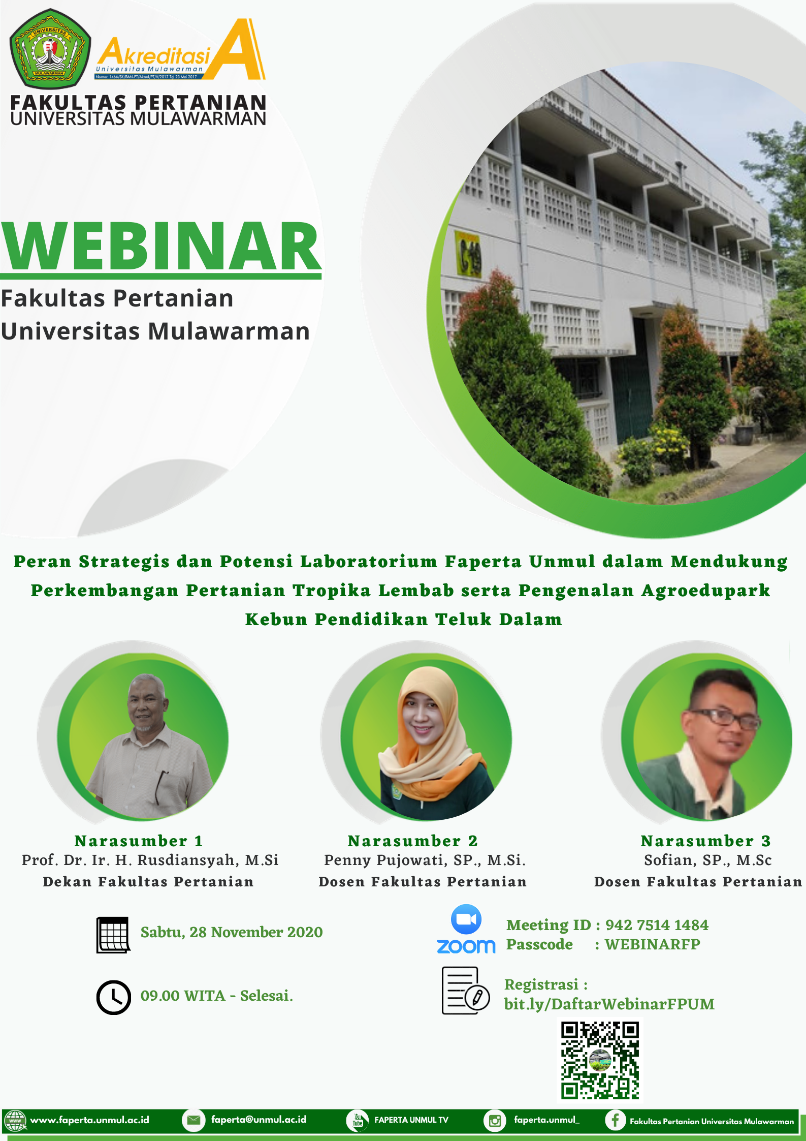 Webinar Fakultas Pertanian Universitas Mulawarman