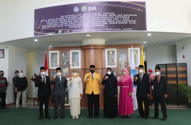 Pelantikan Wakil Dekan Fakultas Pertanian Universitas Mulawarman Periode 2021-2025