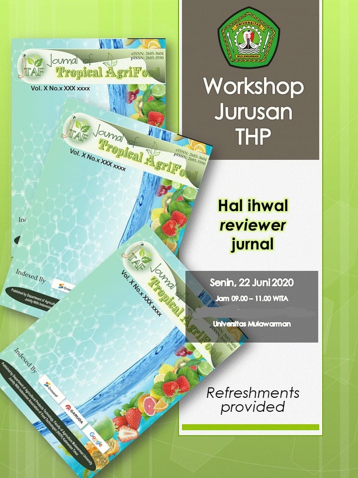Workshop Jurusan THP (Hal Ihwal Reviewer Jurnal)