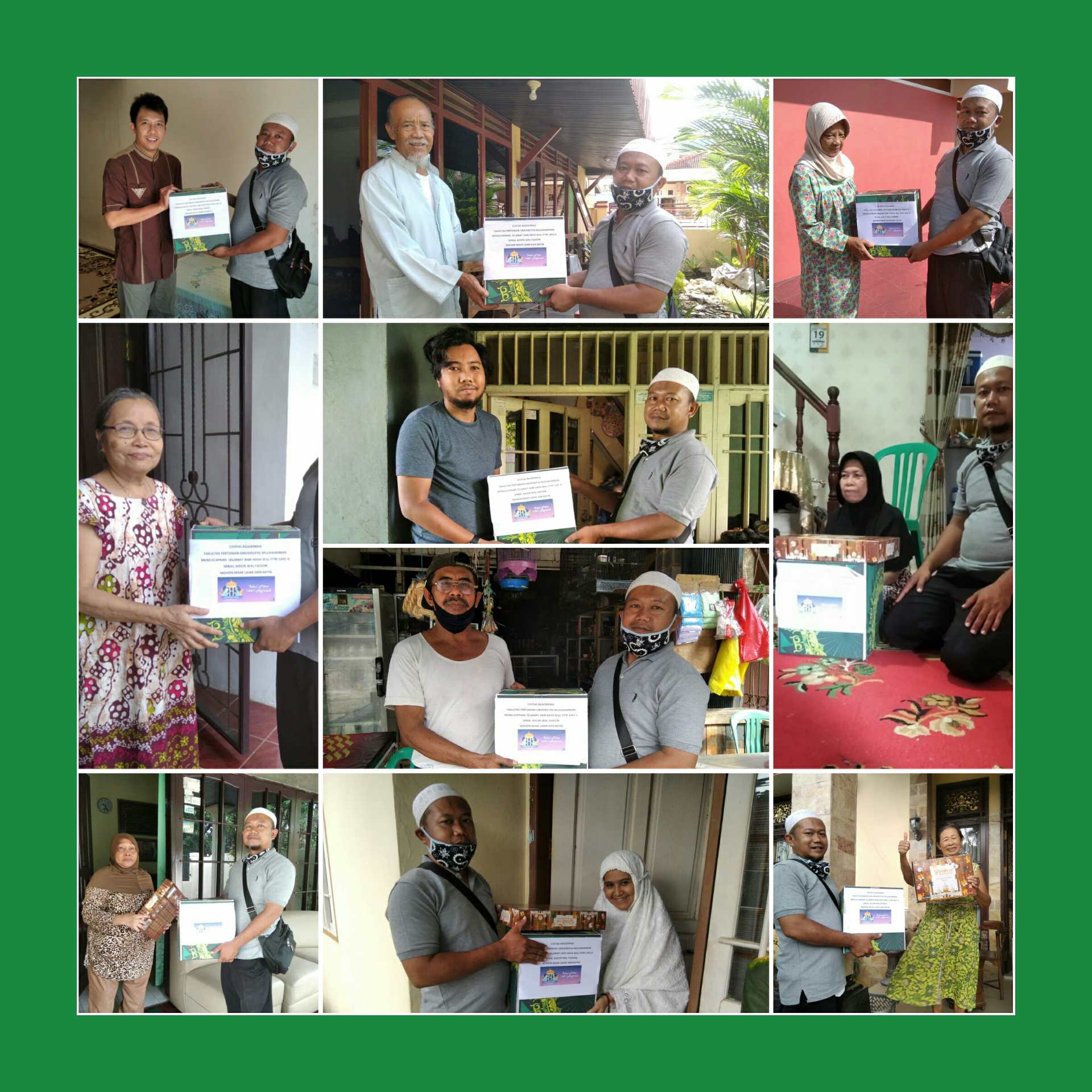 Jelang Lebaran, Fakultas Pertanian UNMUL Bagikan Paket Parcel Idul Fitri Kepada Pensiunan Faperta