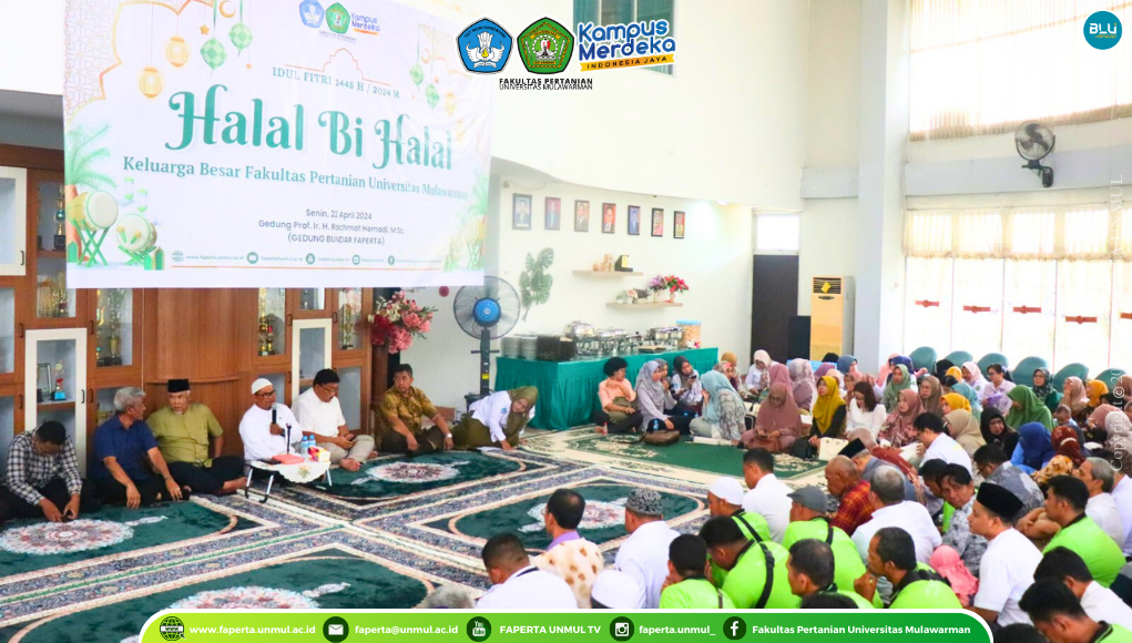 Halal Bi Halal Keluarga Besar Fakultas Pertanian Universitas Mulawarman Tahun 2024