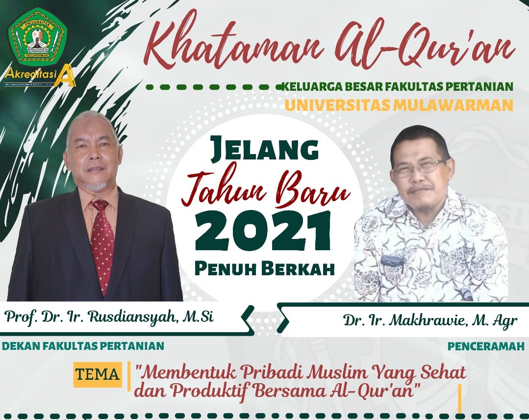 Khataman Al-Qur’an Keluarga Besar Fakultas Pertanian Universitas Mulawarman