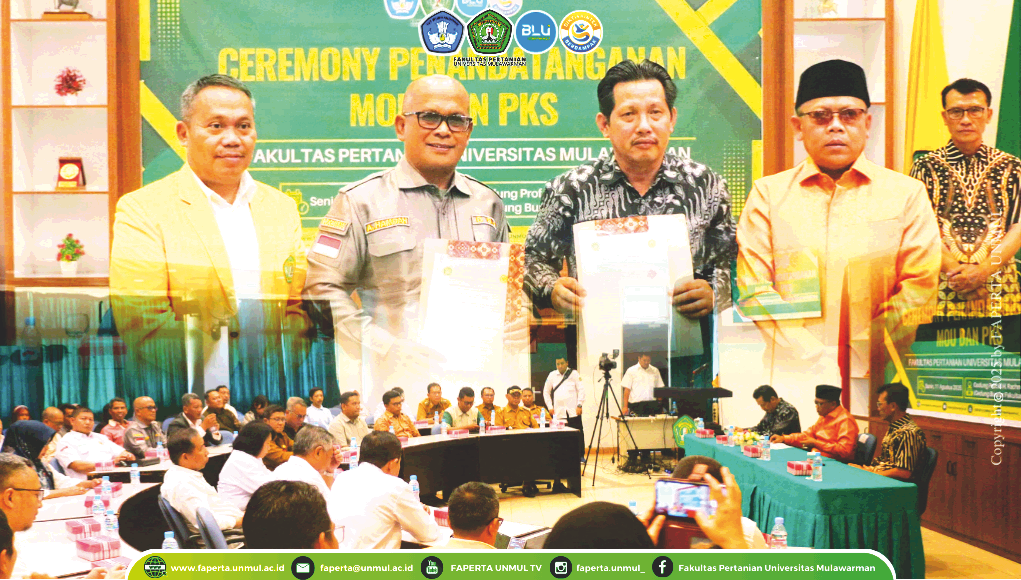 FAPERTA UNMUL Gelar Ceremony Penandatanganan MoU dan PKS Bersama 24 Mitra Strategis