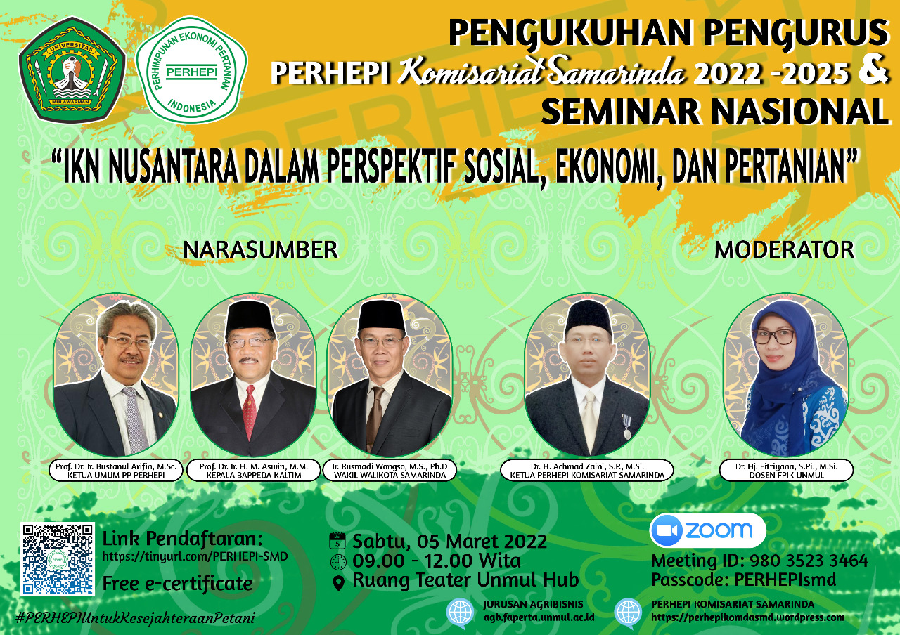 Pengukuhan Pengurus PERHEPI Komisariat Samarinda Periode 2022-2025 & Seminar Nasional