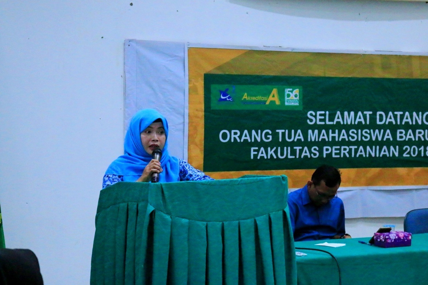 Pertemuan Dengan Orang Tua Mahasiswa Baru Fakultas Pertanian Tahun Angkatan 2018