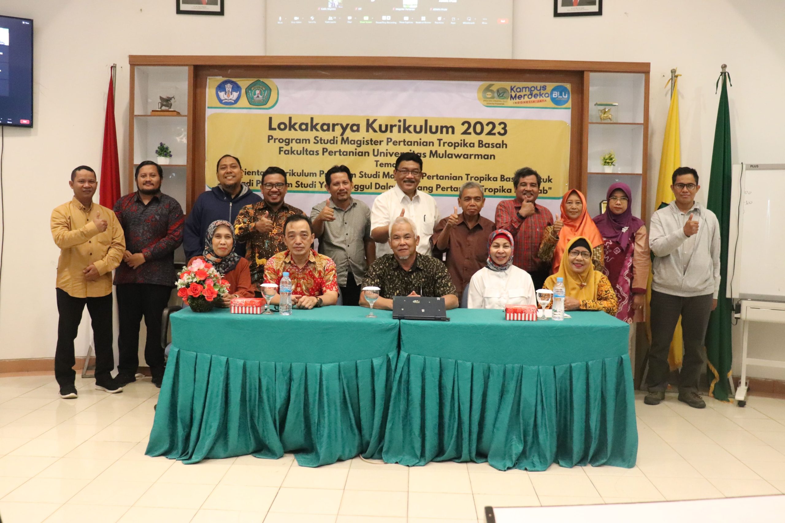 Lokakarya Kurikulum Tahun 2023 Program Studi Magister Pertanian Tropika Basah Fakultas Pertanian Universitas Mulawarman