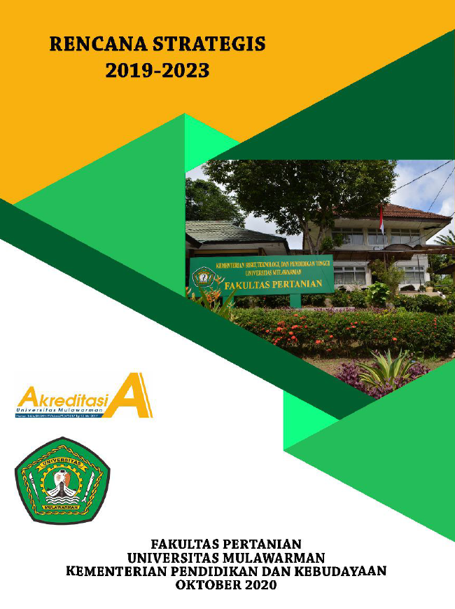 Rencana Strategis Fakultas Pertanian Universitas Mulawarman 2019-2023