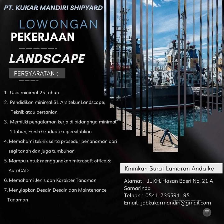 Lowongan Pekerjaan PT. Kukar Mandiri Shipyard