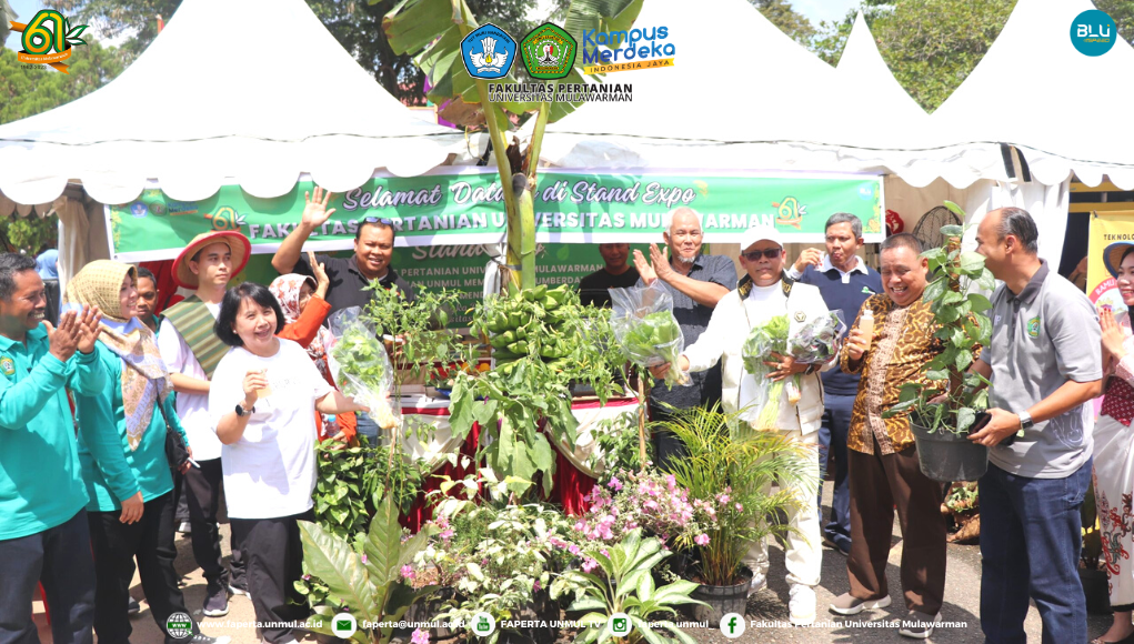 Fakultas Pertanian Raih Juara Peringkat 3 Stand Expo Dalam Rangka Dies Natalis Ke- 61 Universitas Mulawarman