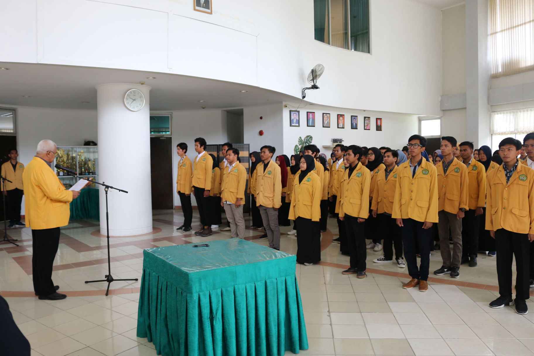 Pelantikan Himpunan Mahasiswa Jurusan dan Mushola dan Pelatihan Organisasi Kemahasiswaan Fakultas Pertanian