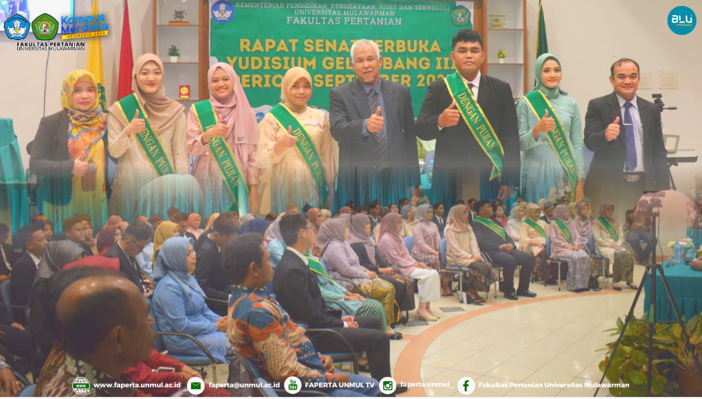 [Liputan Kegiatan] Rapat Senat Terbuka Yudisium Gelombang III Periode September Tahun 2023 Fakultas Pertanian Universitas Mulawarman