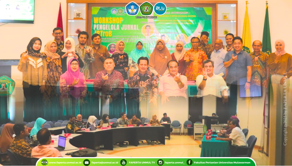 Workshop Pengelola Jurnal JPTroB (Jurnal Pertanian Tropika Basah) Program Studi Magister Pertanian Tropika Basah Fakultas Pertanian