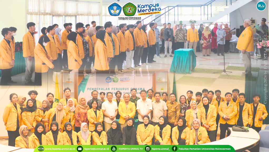 Pelantikan dan Pembekalan Organisasi Mahasiswa Fakultas Pertanian Universitas Mulawarman Tahun 2024