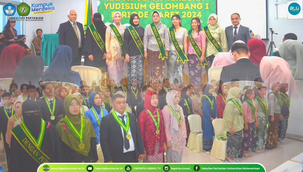 [Liputan Kegiatan] Rapat Senat Terbuka Yudisium Gelombang I Periode Maret Tahun 2024 Fakultas Pertanian Universitas Mulawarman