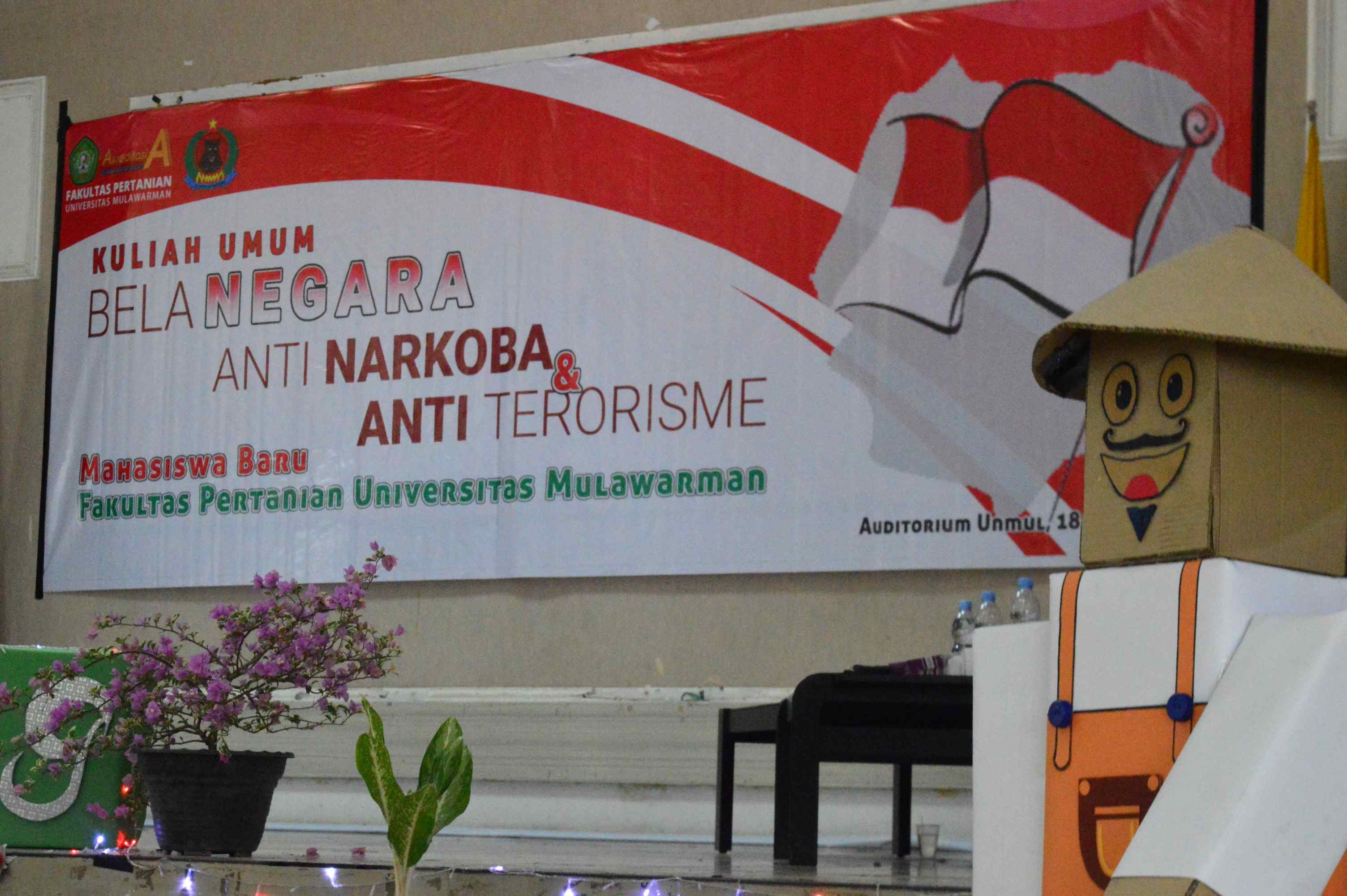 Kuliah Umum Wawasan Kebangsaan : Bela Negara, Anti Narkoba & Anti Terorisme
