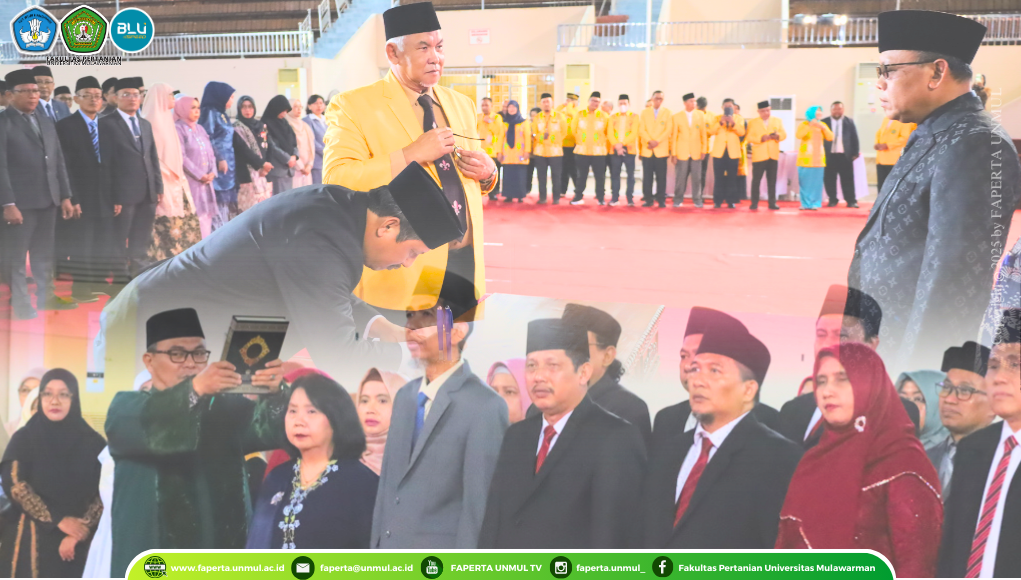 Pelantikan Dekan Fakultas Pertanian Universitas Mulawarman Periode 2025 - 2029