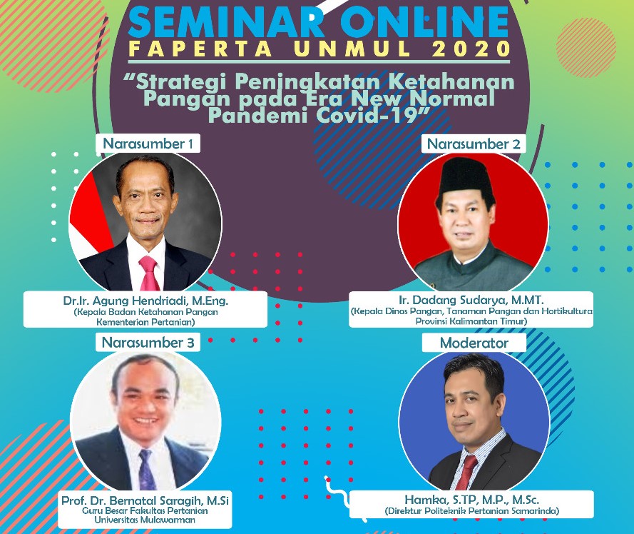 [Final Series] Seminar Online Fakultas Seri 7 “Strategi Peningkatan Ketahanan Pangan pada Era New Normal Pandemi Covid-19"