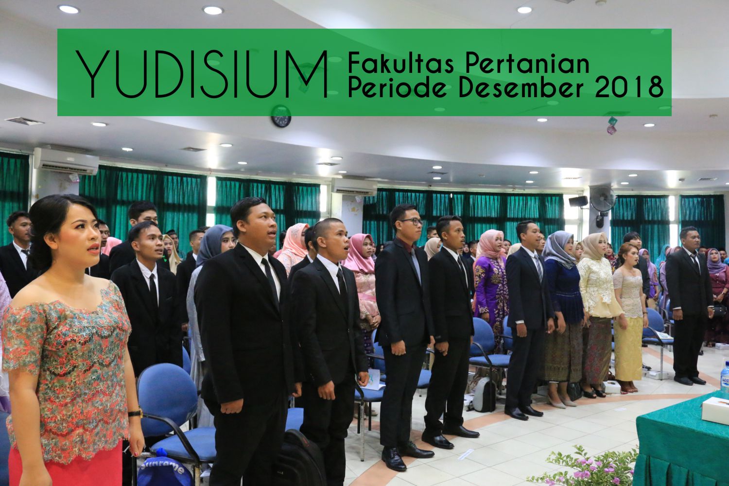 Yudisium Fakultas Pertanian Periode Desember 2018