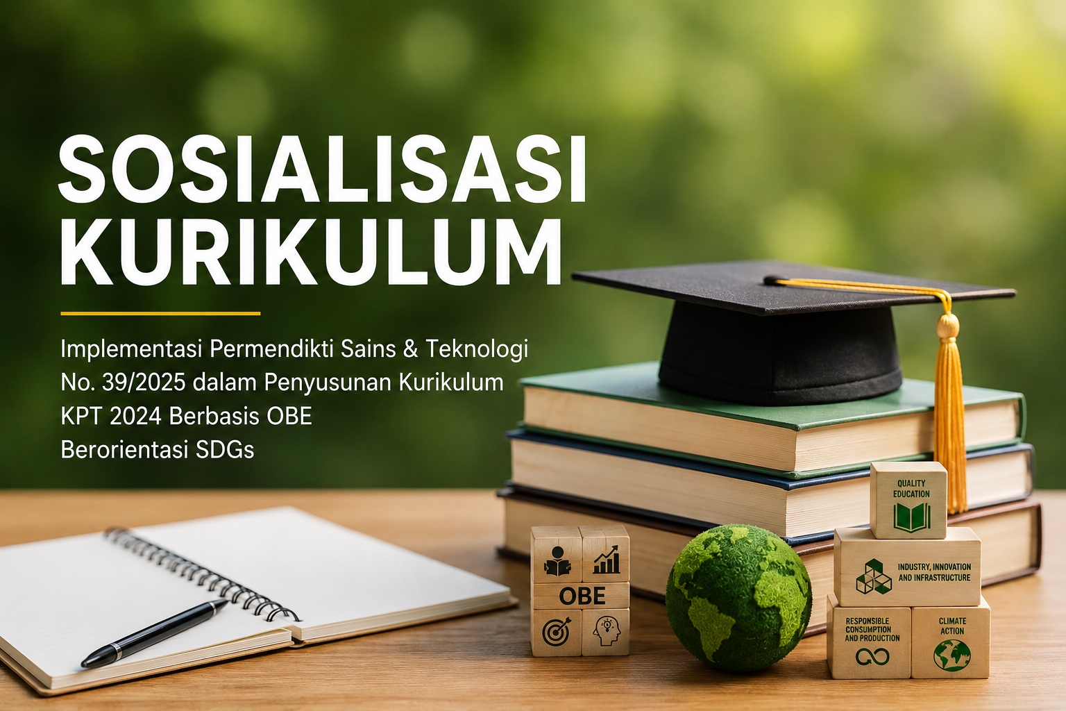 Fakultas Pertanian Unmul Ikuti Sosialisasi Implementasi Permendikti Sains dan Teknologi No. 39 Tahun 2025 dalam Penyusunan Kurikulum Berbasis OBE dan SDGs