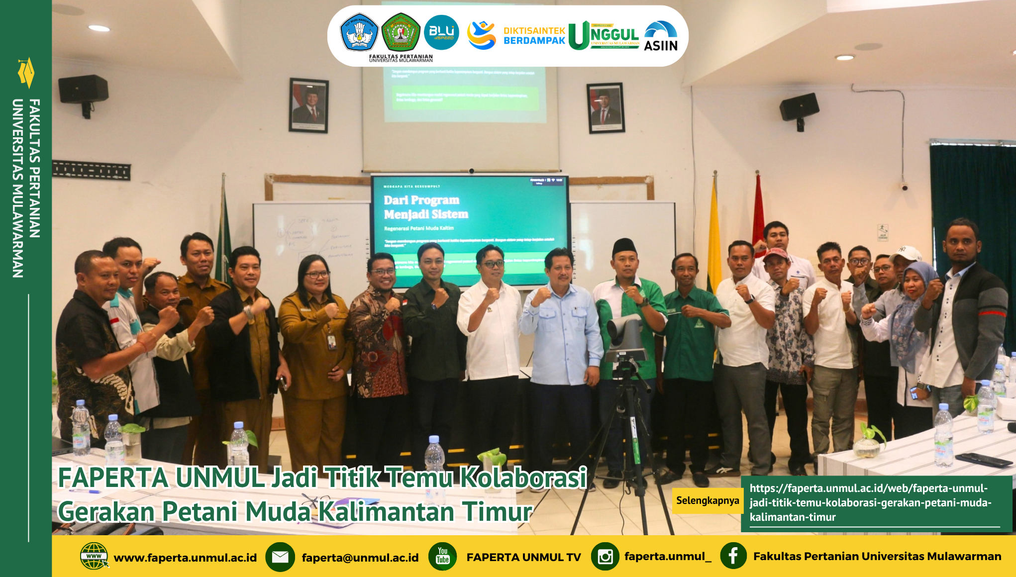 FAPERTA UNMUL Jadi Titik Temu Kolaborasi Gerakan Petani Muda Kalimantan Timur