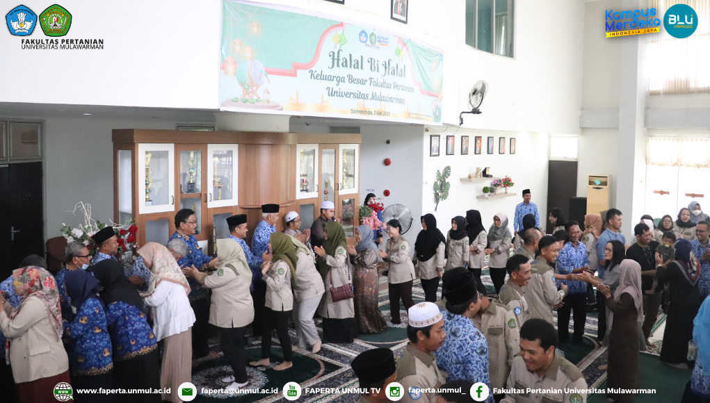 Tradisi Halal Bi Halal Keluarga Besar Fakultas Pertanian Universitas Mulawarman Tahun 2023