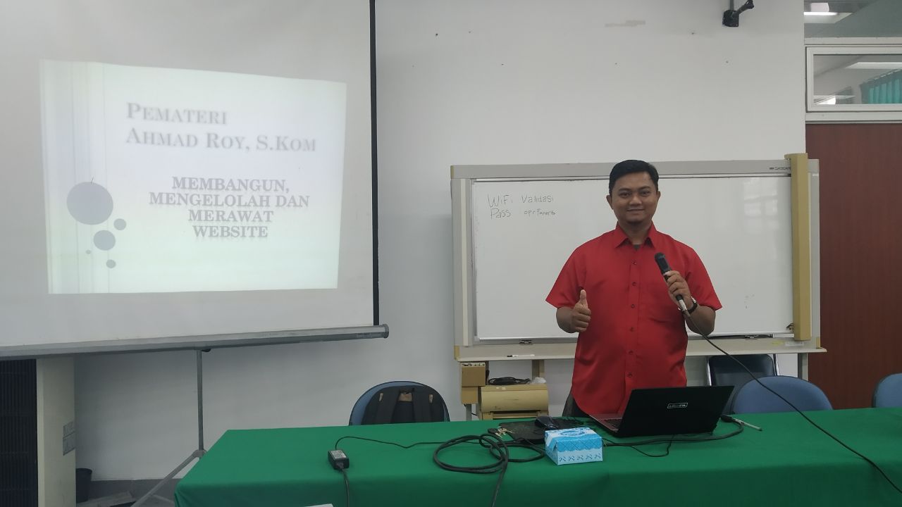 Pelatihan Modifikasi Dan Maintenance Website Fakultas Pertanian Universitas Mulawarman Tahap 2