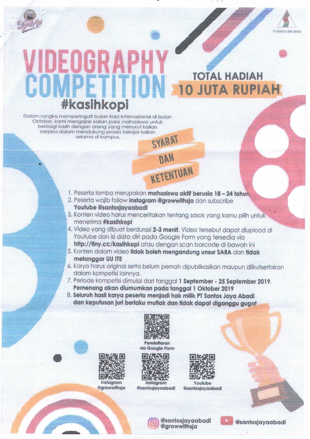 Lomba Kasih Kopi Event