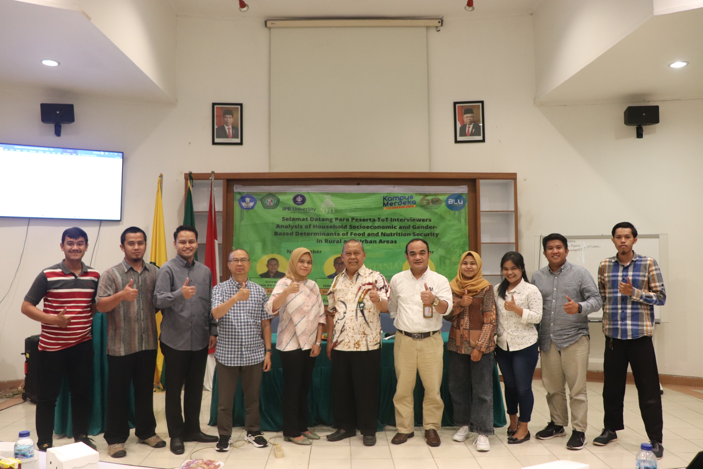 Training Of Interviewers Analysis Of Household Socioeconomic And Gender-Based Determinants Of Food And Nutrition Security In Rural And Urban Areas