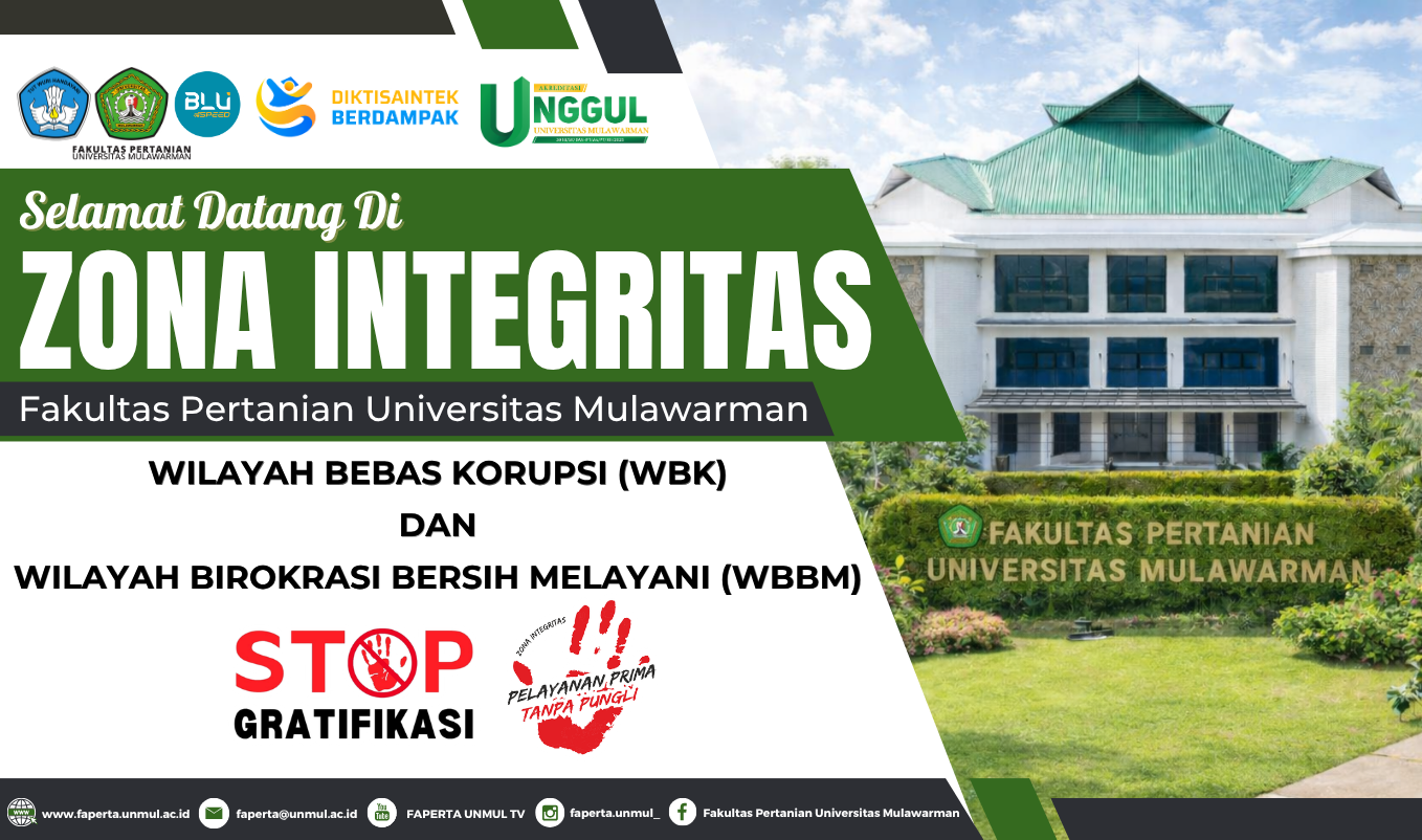 Zona Integritas Fakultas Pertanian Universitas Mulawarman