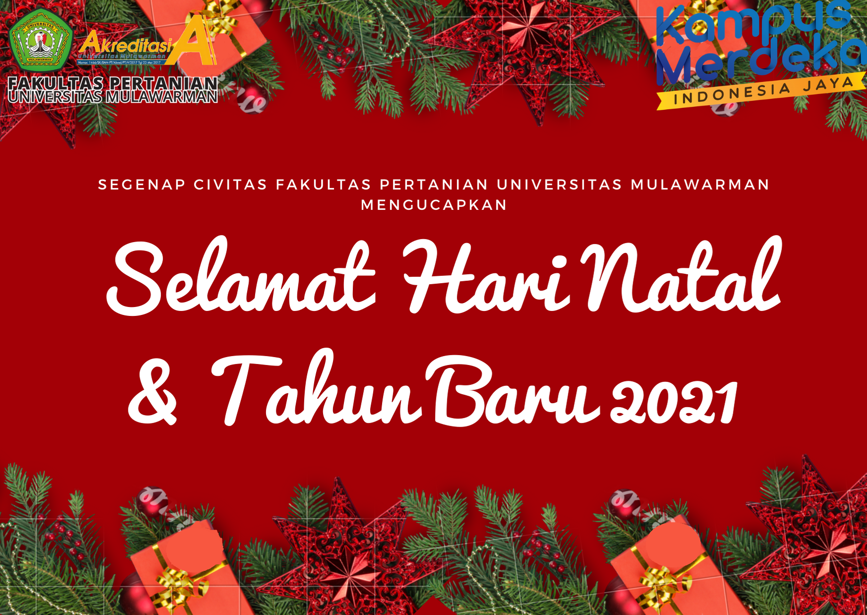 Selamat Hari Natal & Tahun Baru 2021