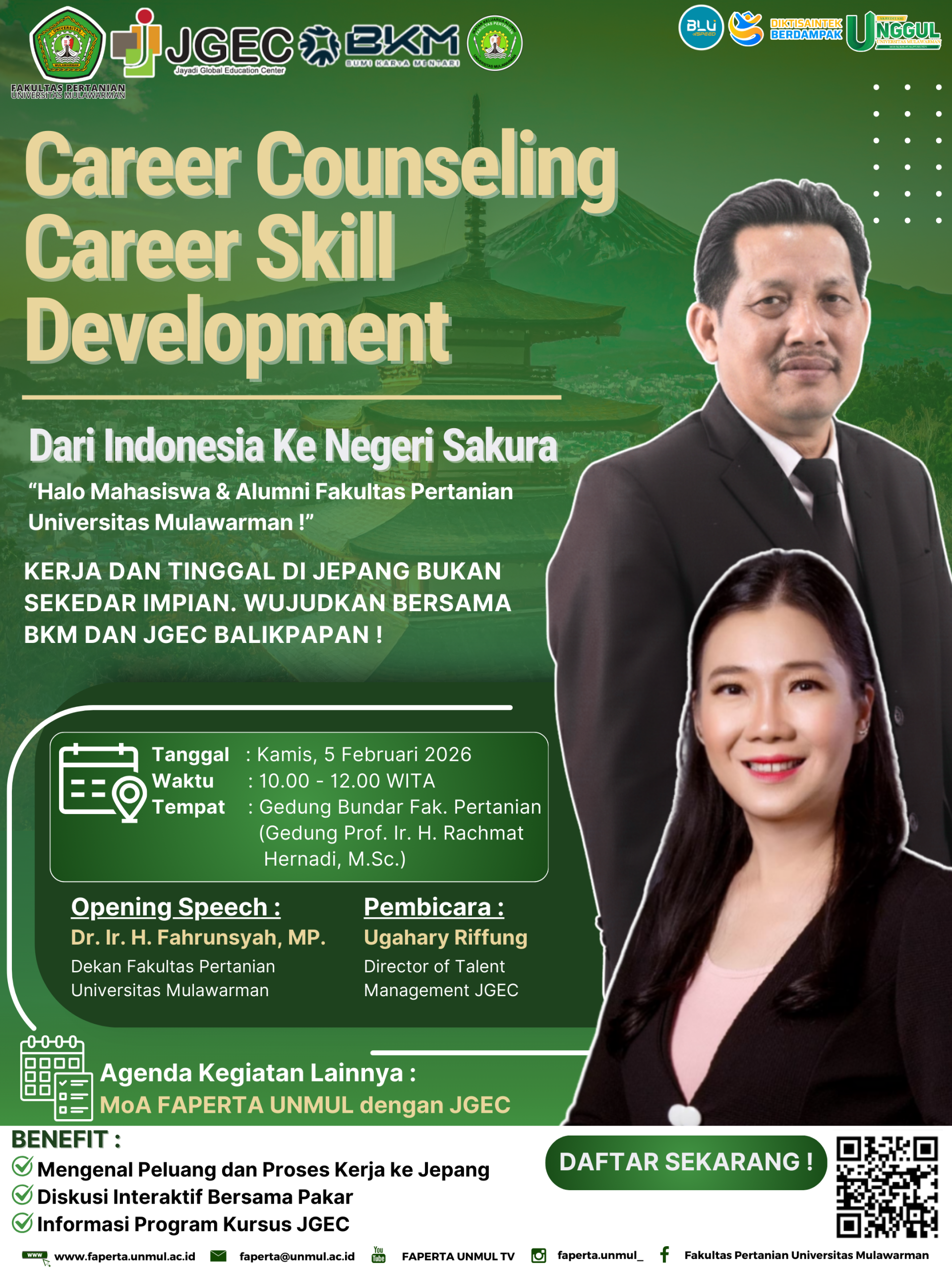 ✨Career Insight with JGEC: Dari Indonesia ke Negeri Sakura✨