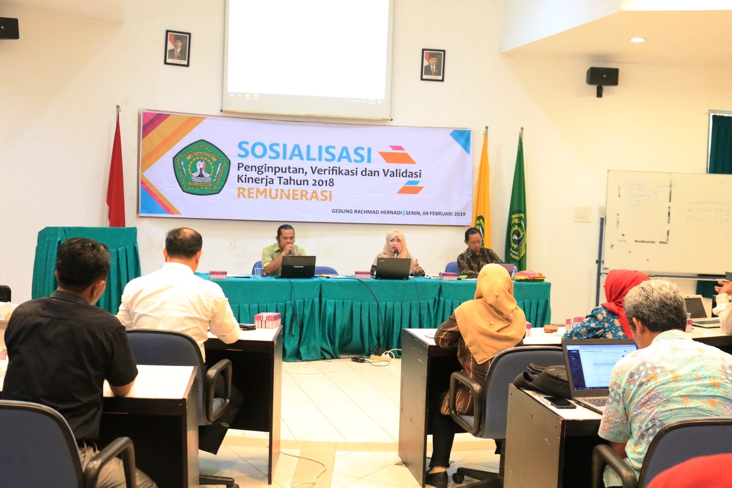 Sosialisasi Penginputan, Verifikasi dan Validasi Kinerja (Remunerasi) 2018