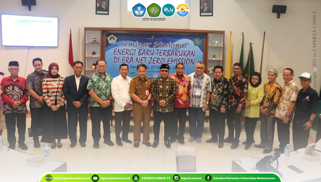 Ketua dan Pengurus IKA FAPERTA UNMUL Secara Sah Dikukuhkan Serta Gelar Seminar Nasional “Energi Baru Terbarukan di Era Net Zero Emission”