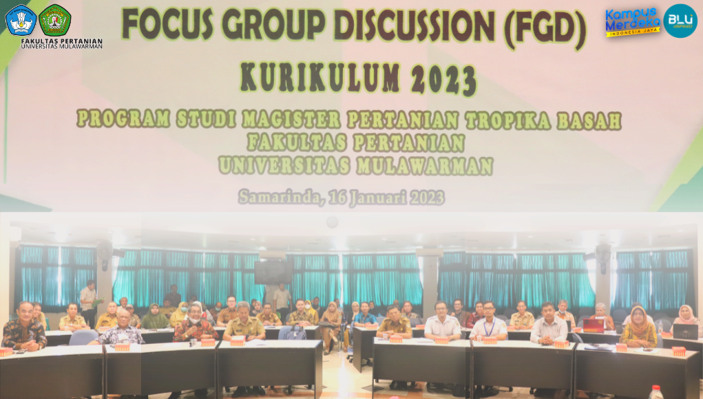 Focus Group Discussion Kurikulum Program Studi Magister Pertanian Tropika Basah Tahun 2023