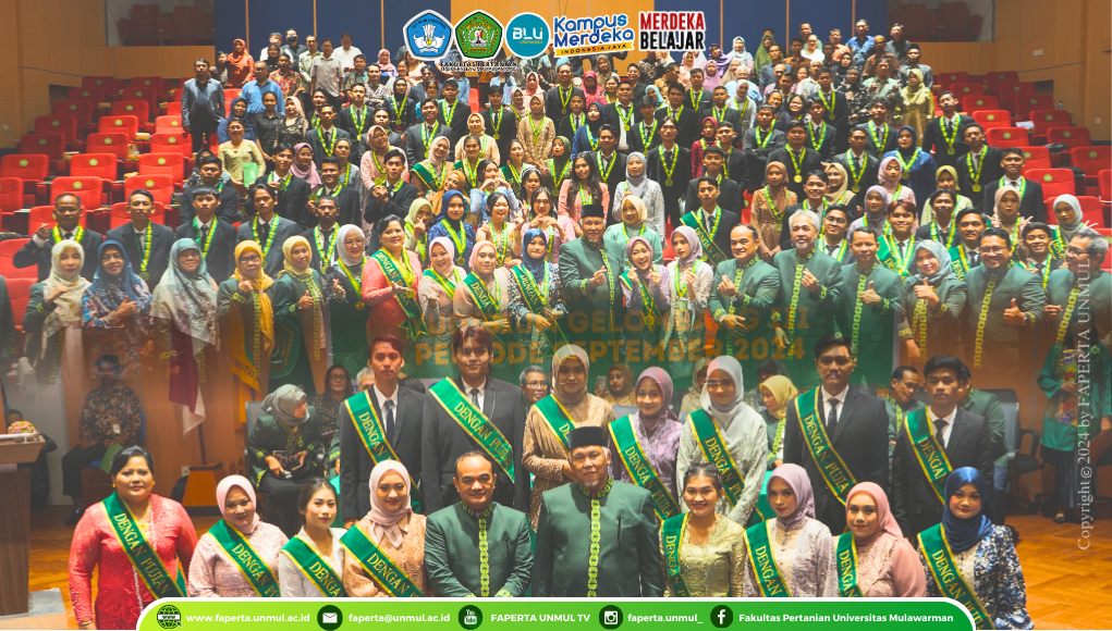 [Liputan Kegiatan] Rapat Senat Terbuka Yudisium Gelombang III Periode September Tahun 2024 Fakultas Pertanian Universitas Mulawarman