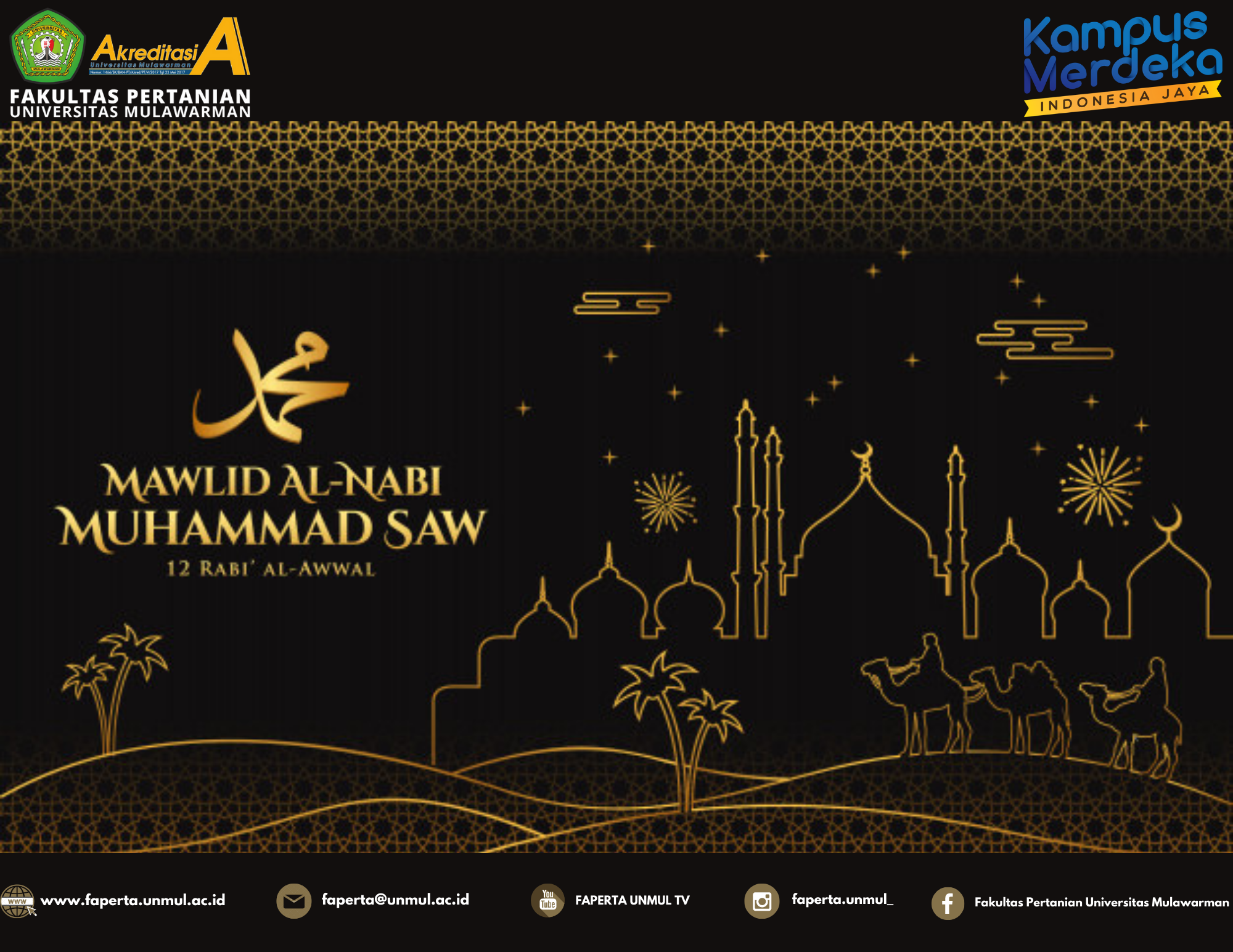 Selamat Memperingati Maulid Nabi Muhammad SAW