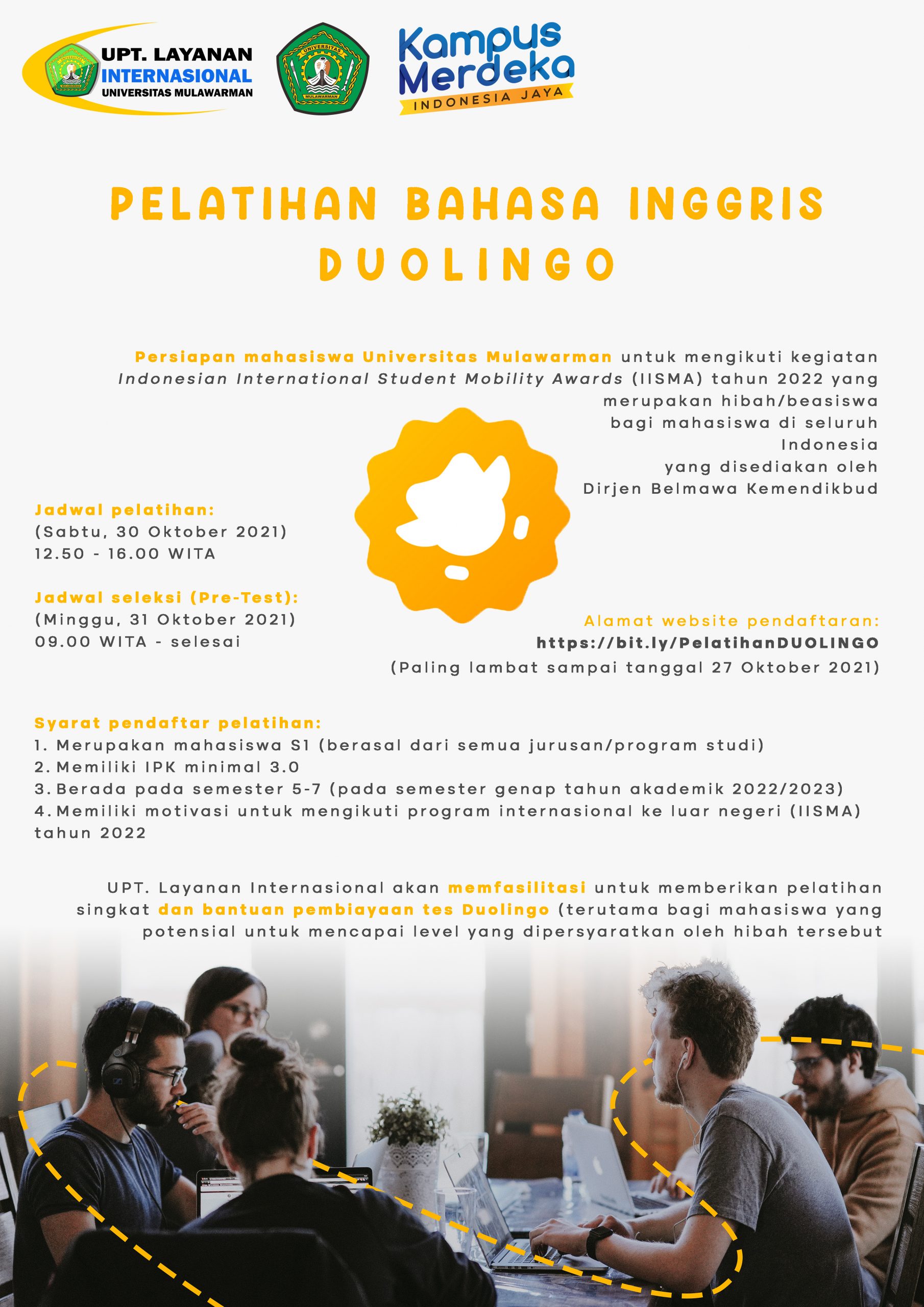 Pelatihan Bahasa Inggris (Duolingo)