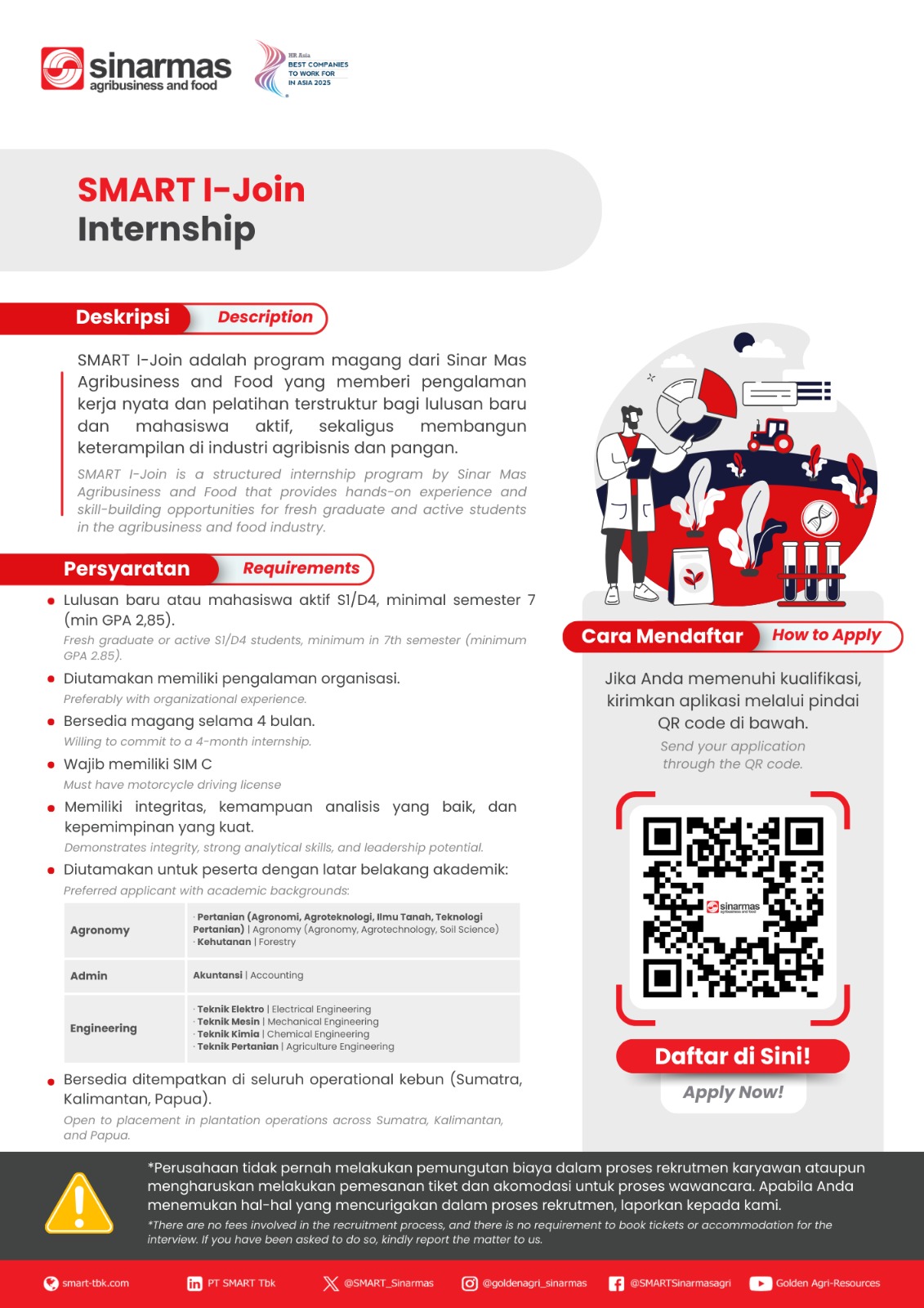 📢 Informasi Magang – SMART I-Join Internship
